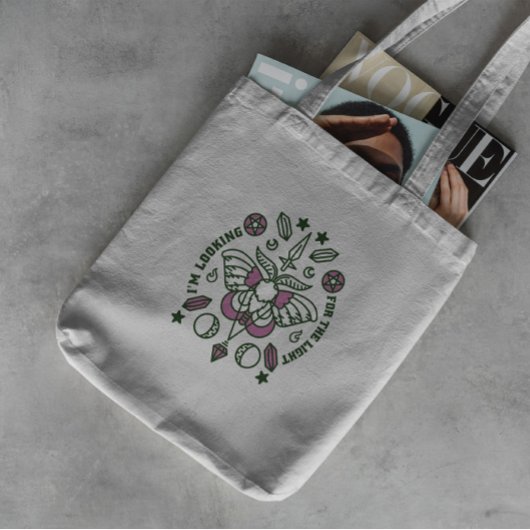 Tote Bag Papillon Magique Et Crystals