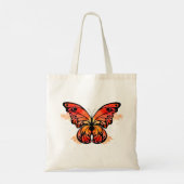 Tote Bag Papillon Monarque Abstrait (Dos)