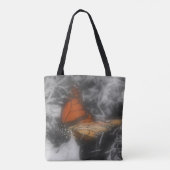 Tote Bag Papillon Monarque En Couleur Partielle (Dos)