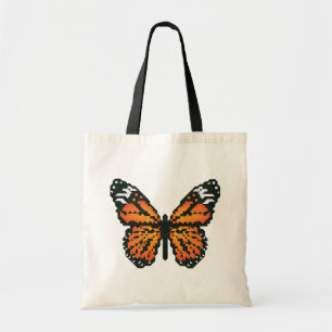 Tote Bag Papillon monarque en polygone