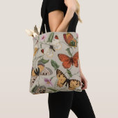 Tote Bag Papillon Moth Nature Collection Dessin (De près)