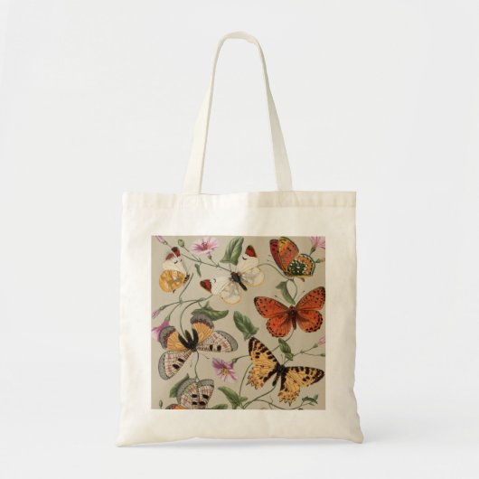 Tote Bag Papillon Moth Nature Collection Dessin (Devant)