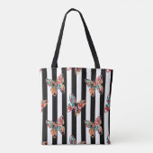 Tote Bag Papillon multicolore (Dos)