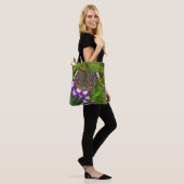 Tote Bag Papillon noir à queue fourchue (Sur le modèle)