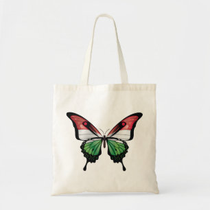 Tote Bag Papillon Papillon de Hongrie Autocollant de Drapea