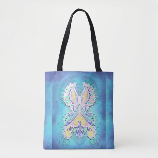 Tote Bag Papillon pastel mystique | Imaginaire Ethereal Boh (Devant)