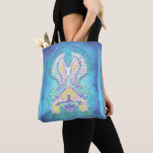 Tote Bag Papillon pastel mystique | Imaginaire Ethereal Boh (De près)