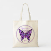 Tote Bag Papillon pourpre 31 (Dos)