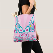 Tote Bag Papillon rétro Abstrait Pop Art