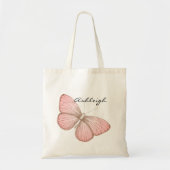 Tote Bag Papillon rose (Devant)