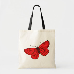 Tote Bag Papillon rouge
