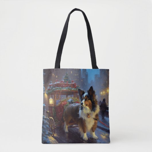 Tote Bag Papillon Saison des Fêtes de Noël (Devant)