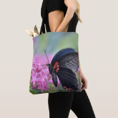 Tote Bag Papillon sur fleur (De près)