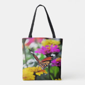 Tote Bag Papillon sur Fleurs (Dos)