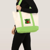 Tote Bag Papillon sur la fleur rouge (Devant (produit))