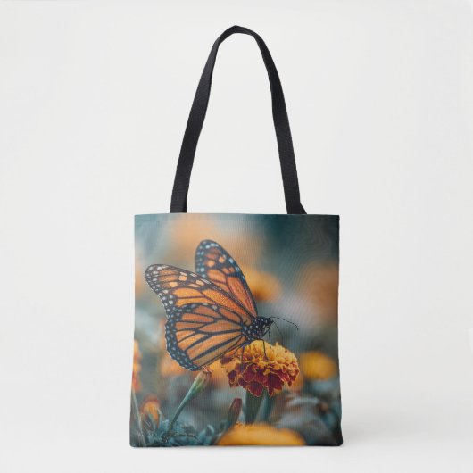 Tote Bag Papillon sur un souci (Devant)