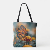 Tote Bag Papillon sur un souci (Dos)