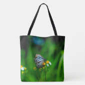 Tote Bag Papillon sur une fleur (Dos)