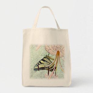 Tote Bag Papillon Tiger Swallowtail sur le Casquette de Tur