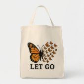 Tote Bag Papillon transformant en minuscules papillons (Devant)