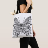 Tote Bag Papillon tropical inspiré 2 (De près)
