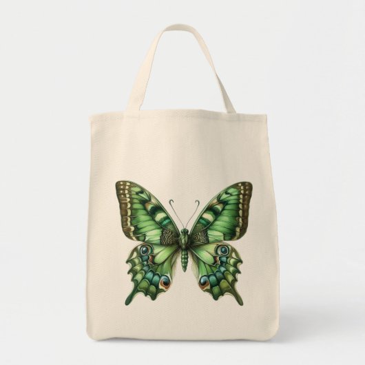 Tote Bag Papillon vert (Devant)