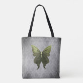 Tote Bag Papillon vert bijoux (Dos)
