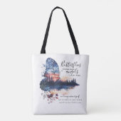 Tote Bag Papillons Apparaissent Anges Mémorial (Dos)