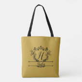 Tote Bag Papillons arc-en-ciel personnalisés (Dos)