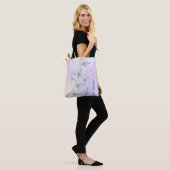 Tote Bag papillons aux couleurs pastel motif (Sur le modèle)