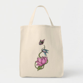 Tote Bag Papillons avec l'épicerie organique Fourre-tout de