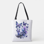 Tote Bag Papillons Blancs Cosmic Sparkle (Dos)