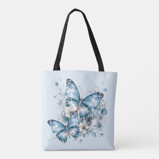 Tote Bag Papillons bleus (Dos)