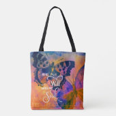 Tote Bag Papillons C'est bien  (Dos)
