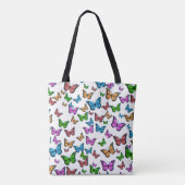 Tote Bag papillons colorés (Dos)