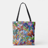 Tote Bag papillons colorés impressionnants (Dos)
