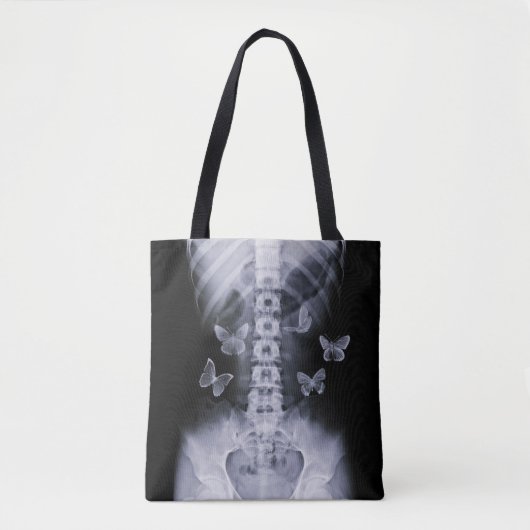 Tote Bag Papillons conceptuels de rayon X (Devant)