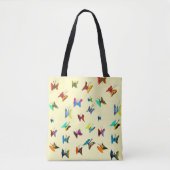 Tote Bag Papillons couleur aquarelle (Devant)