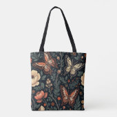 Tote Bag Papillons dans le jardin de minuit (Dos)