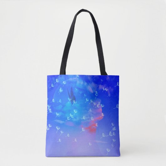 Tote Bag Papillons dans ma tête (Devant)