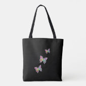 Tote Bag Papillons en cristal arc-en-ciel (Dos)