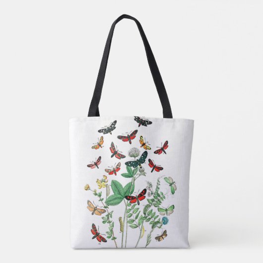 Tote Bag Papillons et chenilles (Dos)