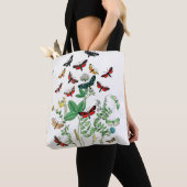 Tote Bag Papillons et chenilles (De près)