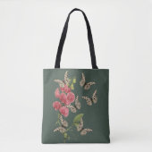 Tote Bag Papillons Et Fleur De Pois Doux (Devant)