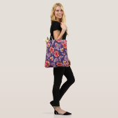 Tote Bag Papillons et fleurs de pavot (Sur le modèle)