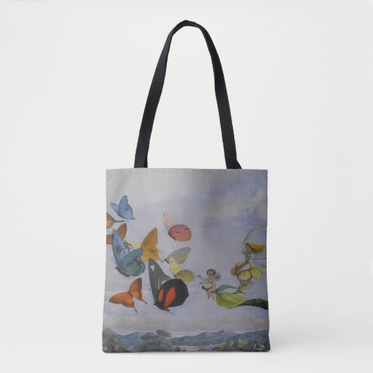 Tote Bag Papillons et papillons de la reine des fées (Devant)