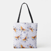 Tote Bag Papillons Et Point Polka (Dos)