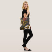 Tote Bag Papillons & Fleurs : Motif Boho de printemps (Sur le modèle)