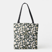 Tote Bag Papillons & Fleurs : Motif d'été Doodle. (Dos)