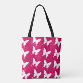 Tote Bag Papillons monarques roses (Dos)